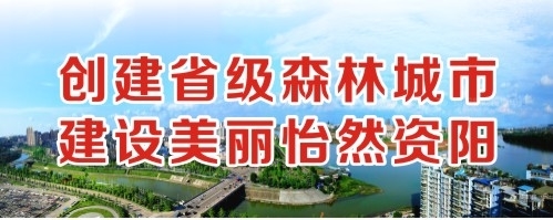 两个鸡巴操一个女人创建省级森林城市 建设美丽怡然资阳